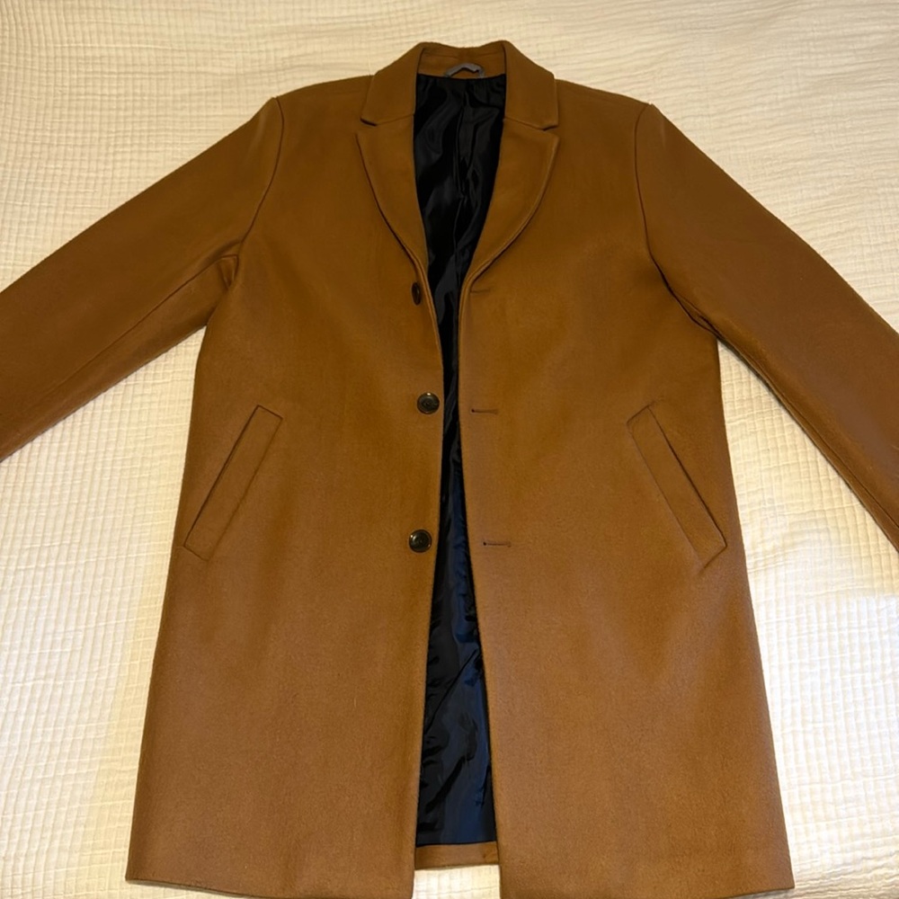 Brown Overcoat Jacket Pea Coat